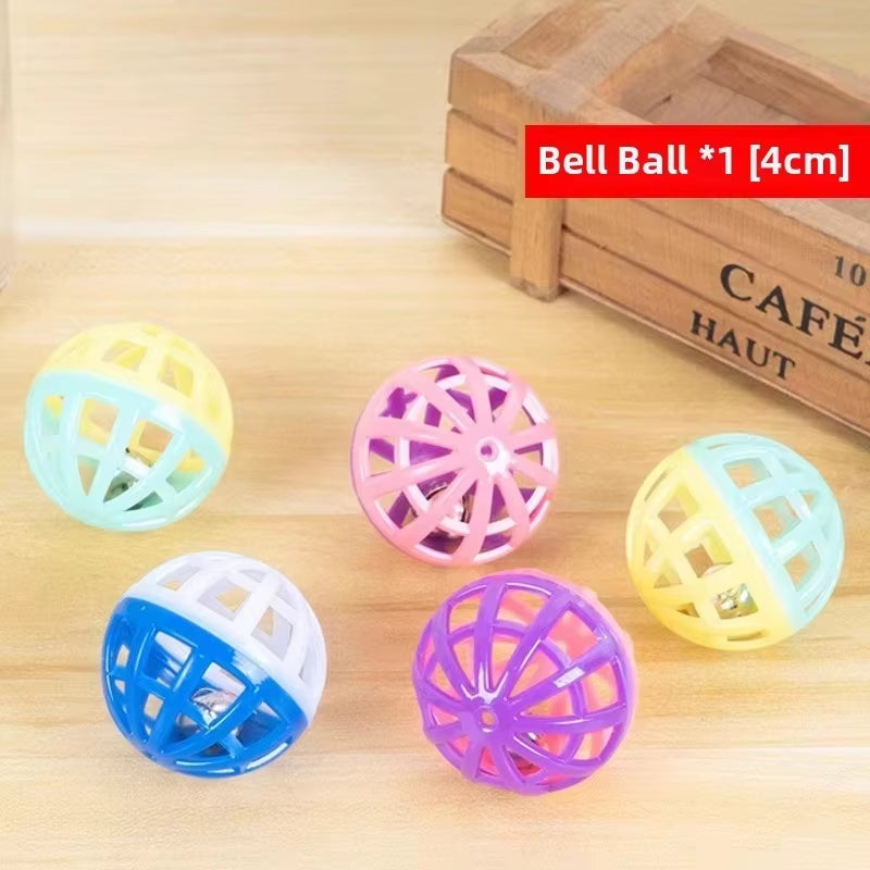 Felt Cat Puzzle Box - Interactive Exercise Toy with Ball for Indoor Cats