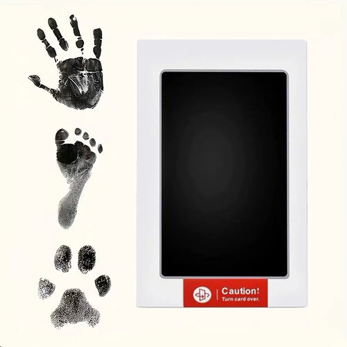 Baby Handprint and Footprint Ink Pad Set - Safe, Non-Toxic, Inkless Kits for Pet Paw Prints and Souvenirs