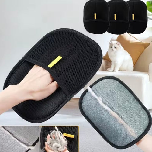 Double-Sided Hair Removal Gloves - Ultimate Pet Grooming Tool for Dogs and Cats