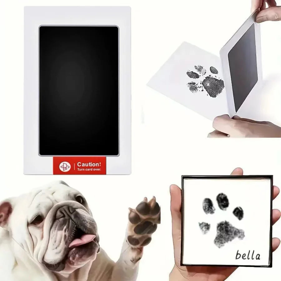 Baby Handprint and Footprint Ink Pad Set - Safe, Non-Toxic, Inkless Kits for Pet Paw Prints and Souvenirs