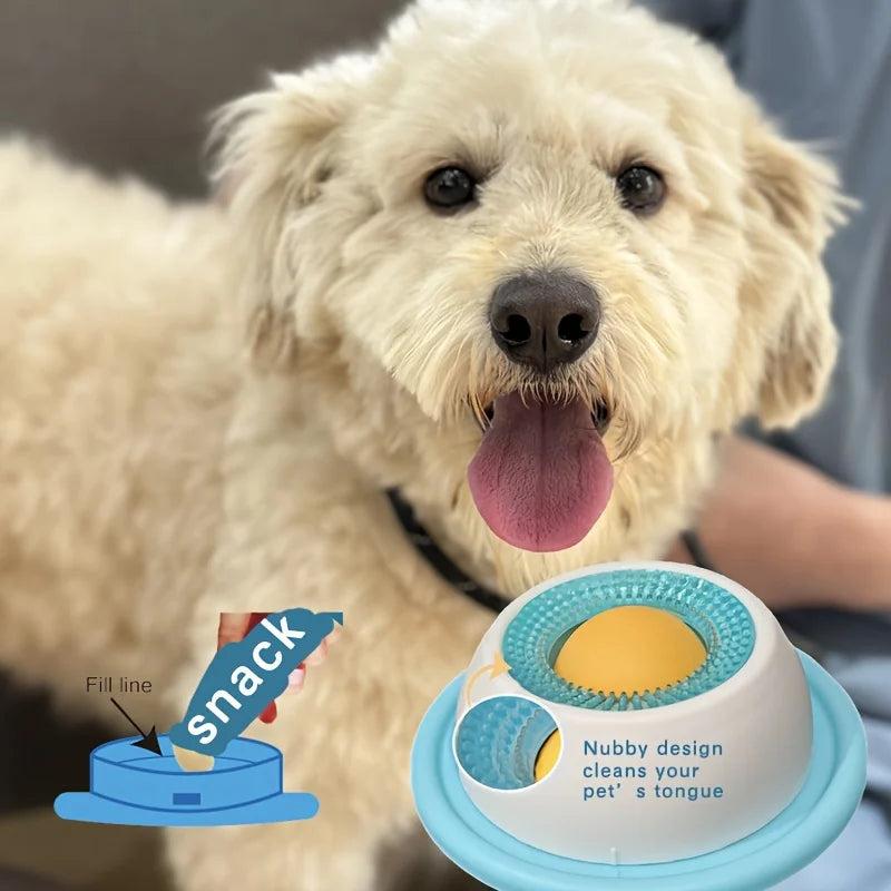 Lick Toys for Dogs Interactive Dog Toys Slow Feeder Food Dispenser for Puppy Training Enrichment Cat Feeding Crate Accessory